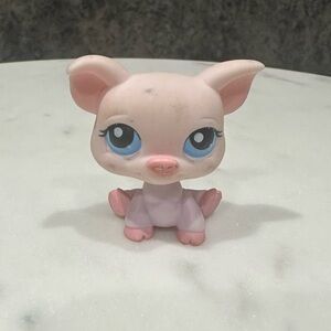 LPS #87 Pink Pig 2007 Authentic Toy Hasbro Collector Figure Littlest Pet Shop